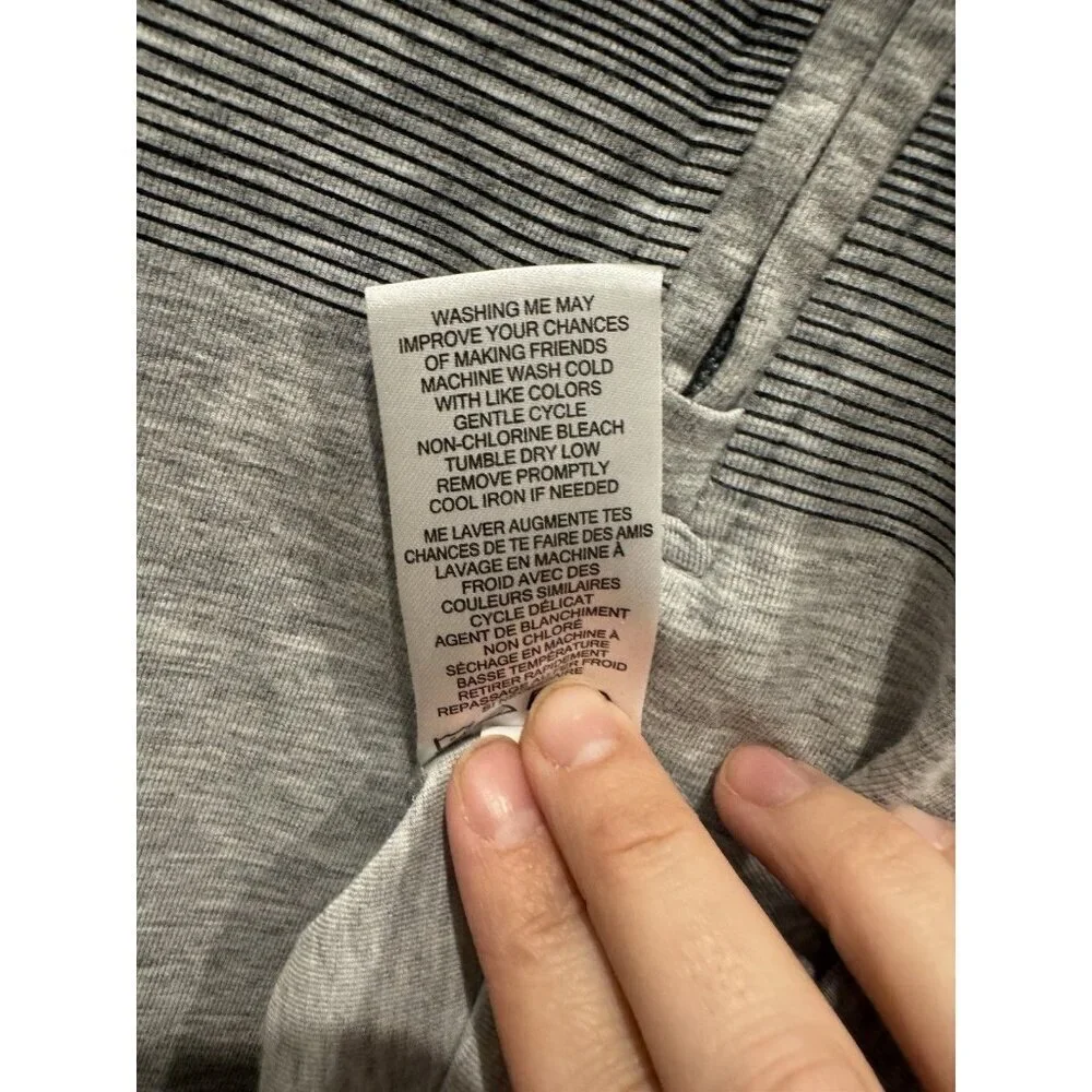 TravisMathew Quarter Zip Tequila Sunrise Golf Jacket Gray Size S